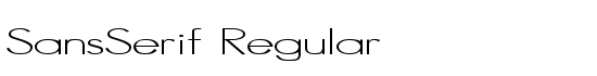 SansSerif Regular - Download Thousands of Free Fonts at FontZone.net