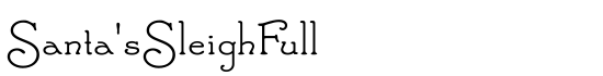 Santa'sSleighFull - Download Thousands of Free Fonts at FontZone.net