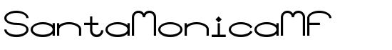 SantaMonicaMF - Download Thousands of Free Fonts at FontZone.net