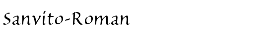 Sanvito-Roman - Download Thousands of Free Fonts at FontZone.net