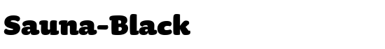 Sauna-Black - Download Thousands of Free Fonts at FontZone.net