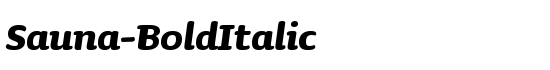 Sauna-BoldItalic - Download Thousands of Free Fonts at FontZone.net
