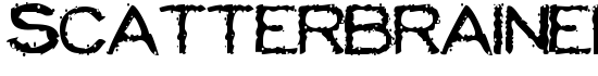 ScatterbrainedRestrained - Download Thousands of Free Fonts at FontZone.net