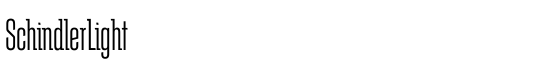 SchindlerLight - Download Thousands of Free Fonts at FontZone.net