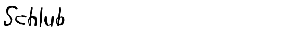 Schlub - Download Thousands of Free Fonts at FontZone.net