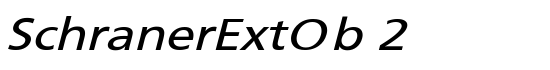 SchranerExtOb 2 - Download Thousands of Free Fonts at FontZone.net