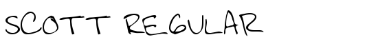 Scott Regular - Download Thousands of Free Fonts at FontZone.net