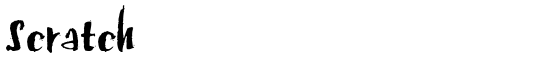 Scratch - Download Thousands of Free Fonts at FontZone.net