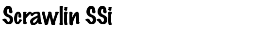 Scrawlin SSi - Download Thousands of Free Fonts at FontZone.net