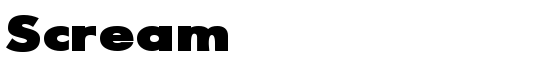 Scream - Download Thousands of Free Fonts at FontZone.net