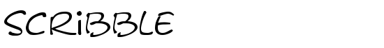 Scribble - Download Thousands of Free Fonts at FontZone.net