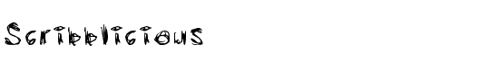 Scribblicious - Download Thousands of Free Fonts at FontZone.net