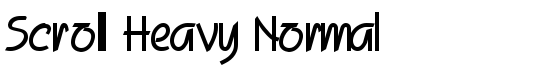 Scroll Heavy Normal - Download Thousands of Free Fonts at FontZone.net