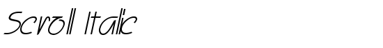Scroll Italic - Download Thousands of Free Fonts at FontZone.net