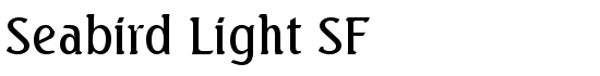 Seabird Light SF - Download Thousands of Free Fonts at FontZone.net