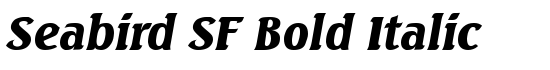Seabird SF Bold Italic - Download Thousands of Free Fonts at FontZone.net