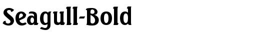Seagull-Bold - Download Thousands of Free Fonts at FontZone.net