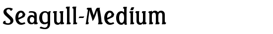 Seagull-Medium - Download Thousands of Free Fonts at FontZone.net