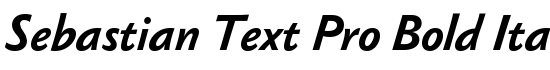 Sebastian Text Pro Bold Italic - Download Thousands of Free Fonts at FontZone.net