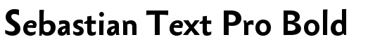 Sebastian Text Pro Bold - Download Thousands of Free Fonts at FontZone.net