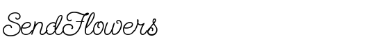 SendFlowers - Download Thousands of Free Fonts at FontZone.net