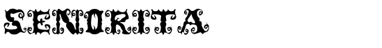 Senorita - Download Thousands of Free Fonts at FontZone.net