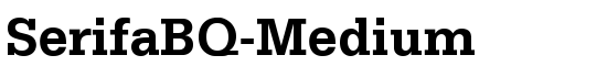 SerifaBQ-Medium - Download Thousands of Free Fonts at FontZone.net