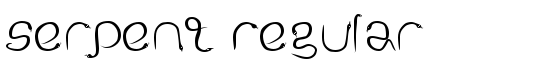 Serpent Regular - Download Thousands of Free Fonts at FontZone.net