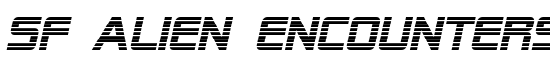 SF Alien Encounters Italic - Download Thousands of Free Fonts at FontZone.net