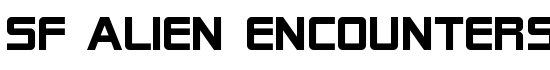 SF Alien Encounters Solid - Download Thousands of Free Fonts at FontZone.net