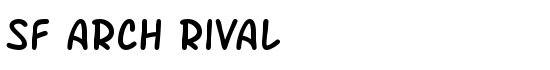 SF Arch Rival - Download Thousands of Free Fonts at FontZone.net