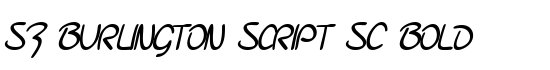 SF Burlington Script SC Bold - Download Thousands of Free Fonts at FontZone.net