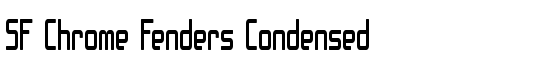 SF Chrome Fenders Condensed - Download Thousands of Free Fonts at FontZone.net