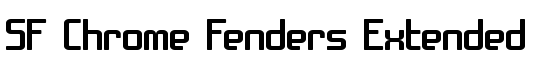 SF Chrome Fenders Extended - Download Thousands of Free Fonts at FontZone.net