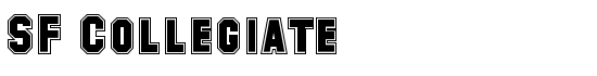 SF Collegiate - Download Thousands of Free Fonts at FontZone.net