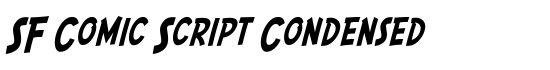 SF Comic Script Condensed - Download Thousands of Free Fonts at FontZone.net
