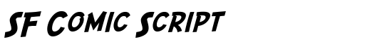 SF Comic Script - Download Thousands of Free Fonts at FontZone.net