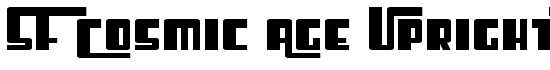 SF Cosmic Age Upright Bold - Download Thousands of Free Fonts at FontZone.net