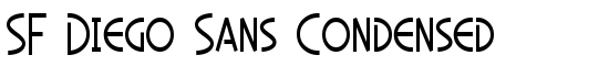 SF Diego Sans Condensed - Download Thousands of Free Fonts at FontZone.net