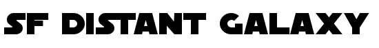 SF Distant Galaxy - Download Thousands of Free Fonts at FontZone.net
