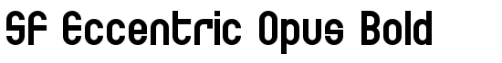 SF Eccentric Opus Bold - Download Thousands of Free Fonts at FontZone.net