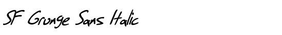 SF Grunge Sans Italic - Download Thousands of Free Fonts at FontZone.net