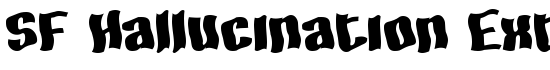 SF Hallucination Extreme - Download Thousands of Free Fonts at FontZone.net