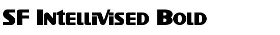 SF Intellivised Bold - Download Thousands of Free Fonts at FontZone.net
