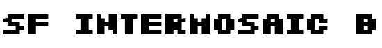 SF Intermosaic B Bold - Download Thousands of Free Fonts at FontZone.net