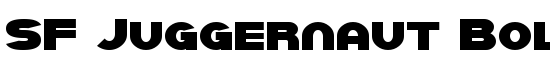 SF Juggernaut Bold - Download Thousands of Free Fonts at FontZone.net