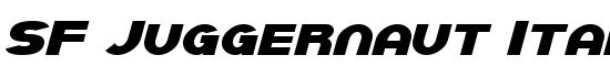 SF Juggernaut Italic - Download Thousands of Free Fonts at FontZone.net