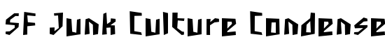 SF Junk Culture Condensed - Download Thousands of Free Fonts at FontZone.net