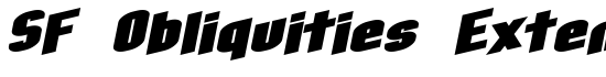 SF Obliquities Extended Bold - Download Thousands of Free Fonts at FontZone.net