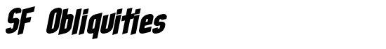 SF Obliquities - Download Thousands of Free Fonts at FontZone.net